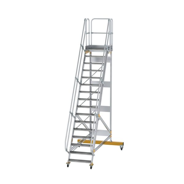 Plattformtreppe fahrbar 60° Stufenbreite 800 mm 16...