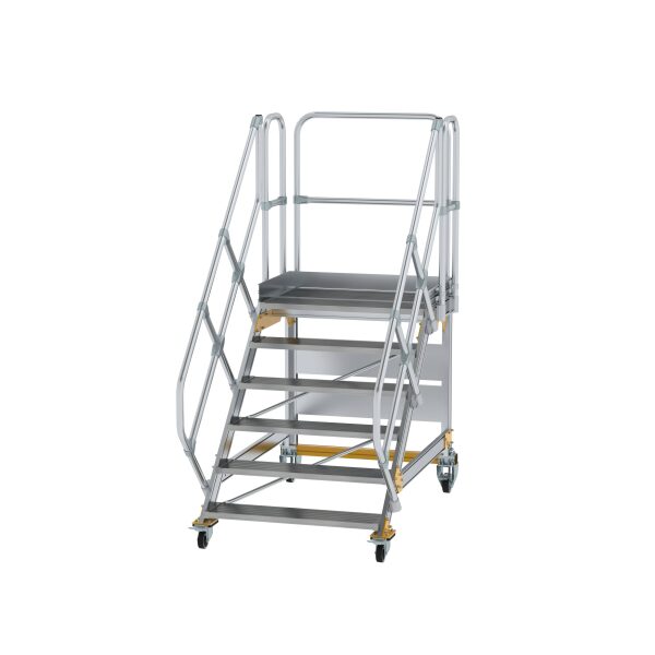 Plattformtreppe 45° fahrbar Stufenbreite 1000mm 6...