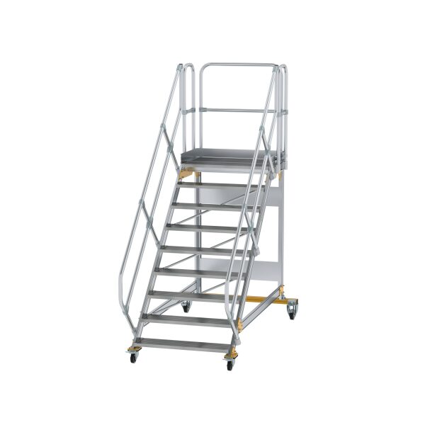 Plattformtreppe 45° fahrbar Stufenbreite 1000mm 9...