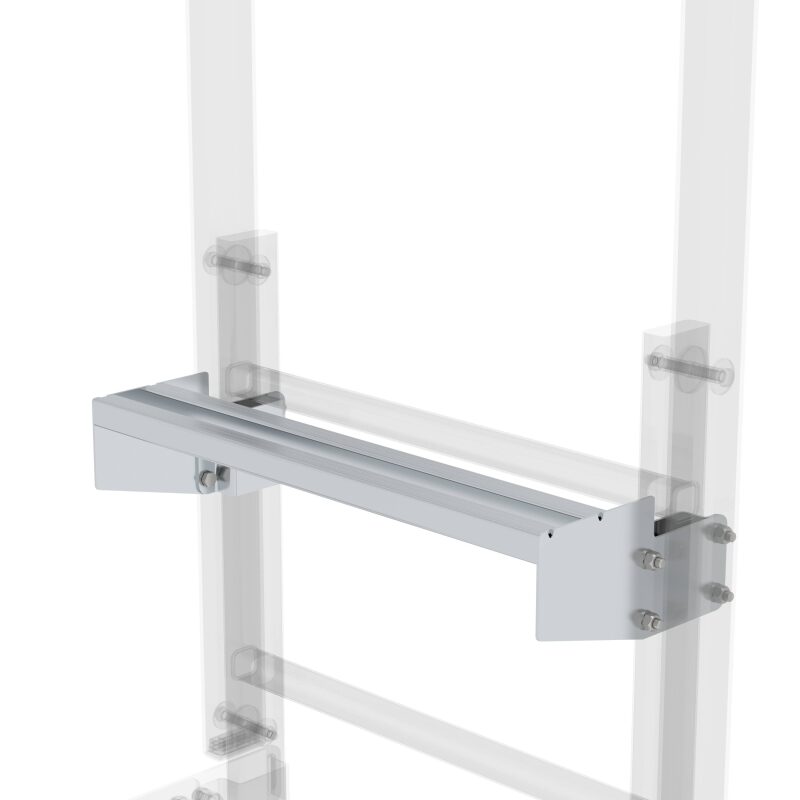 Ausstiegstritt Alu-blank Spaltmaß 150mm