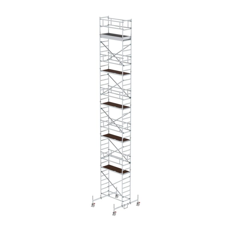 Rollgerüst 0,75 x 1,80 m mit Fahrbalken Plattformhöhe 10,45 m