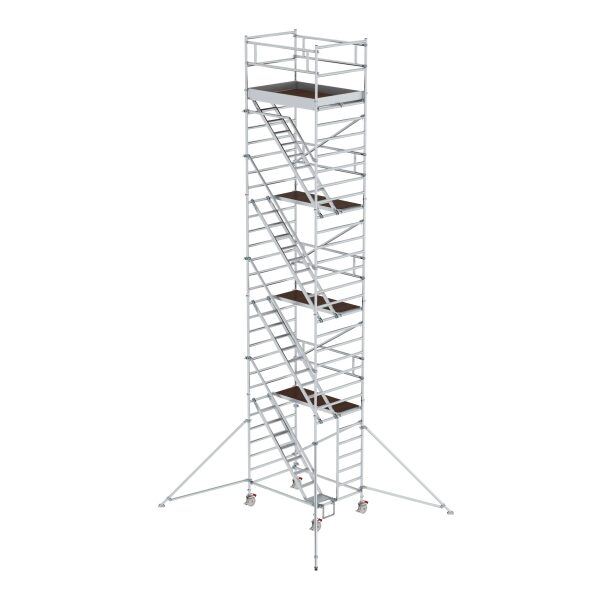 Rollgerüst 1,35 x 1,80 m mit Schrägaufstiegen...