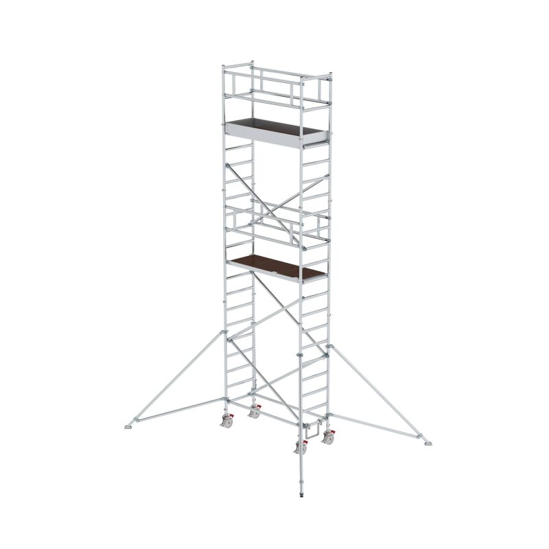 Rollgerüst 0,75 x 1,80 m mit Ausleger Plattformhöhe 5,35 m