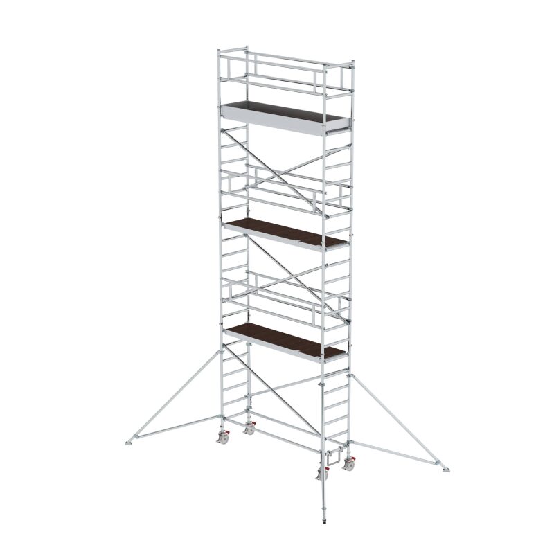 Rollgerüst 0,75 x 2,45 m mit Ausleger Plattformhöhe 6,35 m