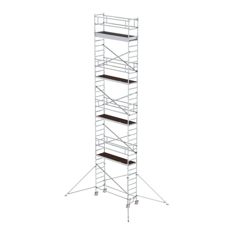 Rollgerüst 0,75 x 2,45 m mit Ausleger Plattformhöhe 9,35 m