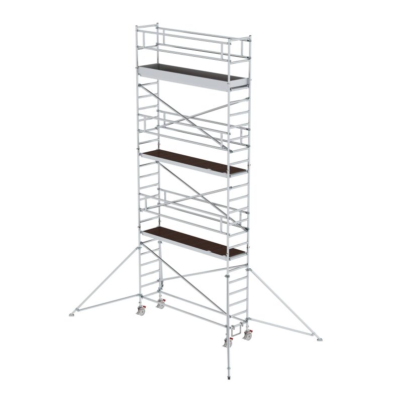 Rollgerüst 0,75 x 3,0 m mit Ausleger Plattformhöhe 6,35 m