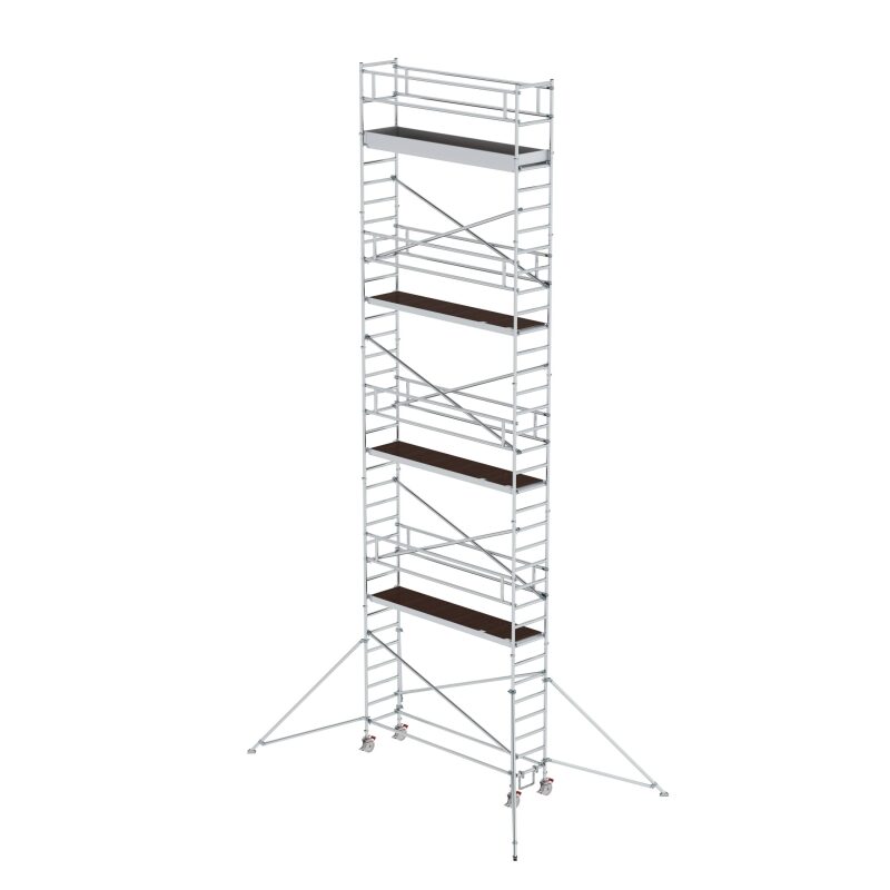 Rollgerüst 0,75 x 3,0 m mit Ausleger Plattformhöhe 9,35 m