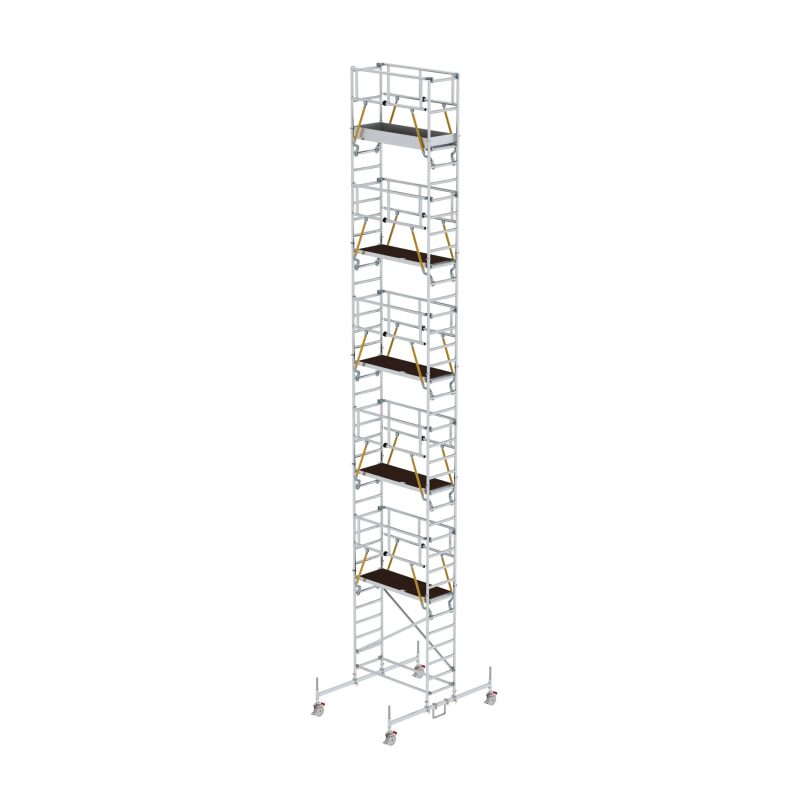 Rollgerüst SG 0,75 x 1,80 m mit Fahrbalken Plattformhöhe 10,45 m