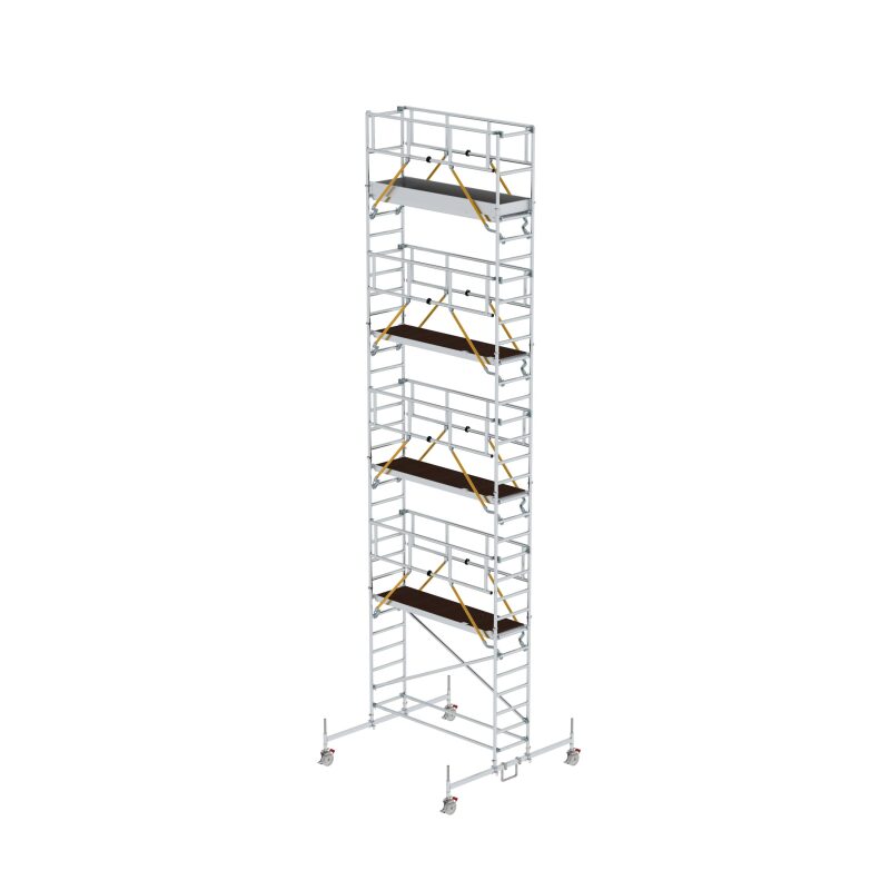 Rollgerüst SG 0,75 x 2,45 m mit Fahrbalken Plattformhöhe 8,58 m