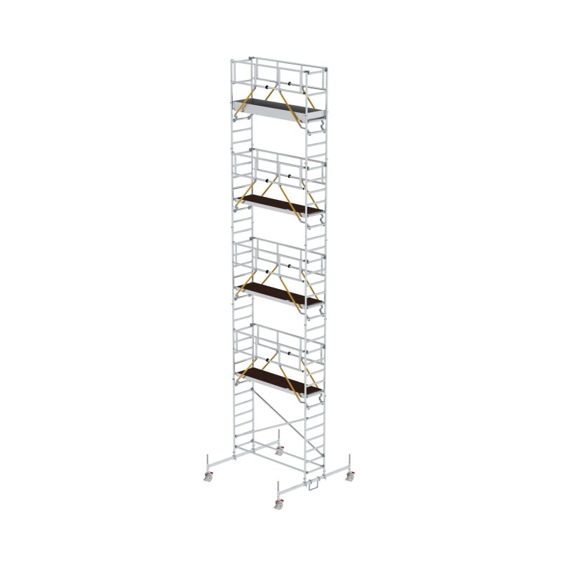 Rollgerüst SG 0,75 x 2,45 m mit Fahrbalken Plattformhöhe 9,70 m