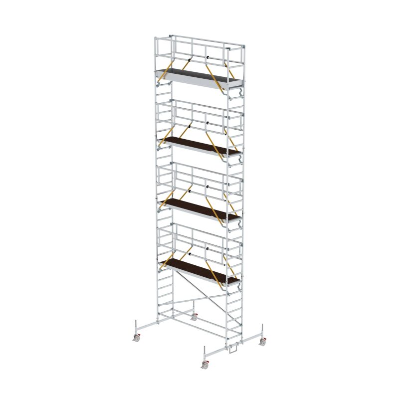 Rollgerüst SG 0,75 x 3,0 m mit Fahrbalken Plattformhöhe 8,58 m