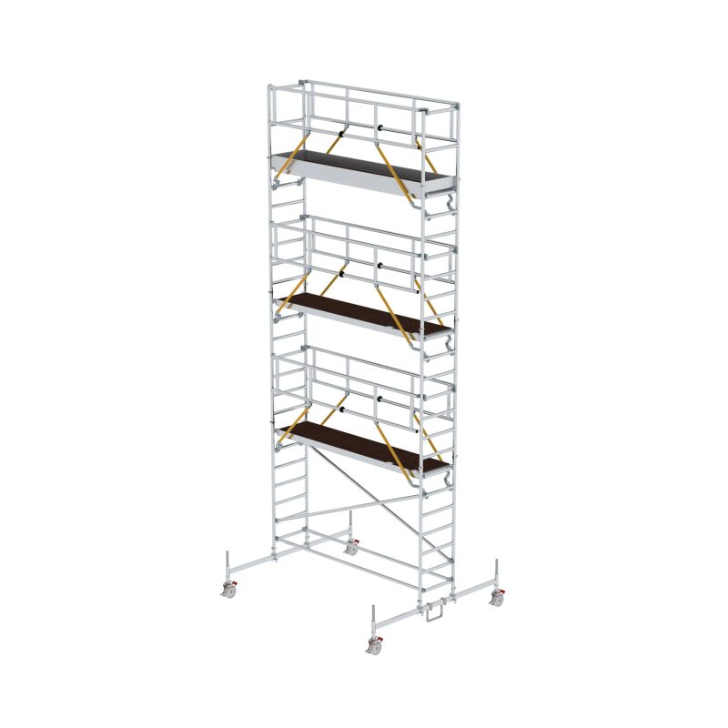 Rollgerüst SG 0,75 x 3,0 m mit Fahrbalken Plattformhöhe 6,62 m