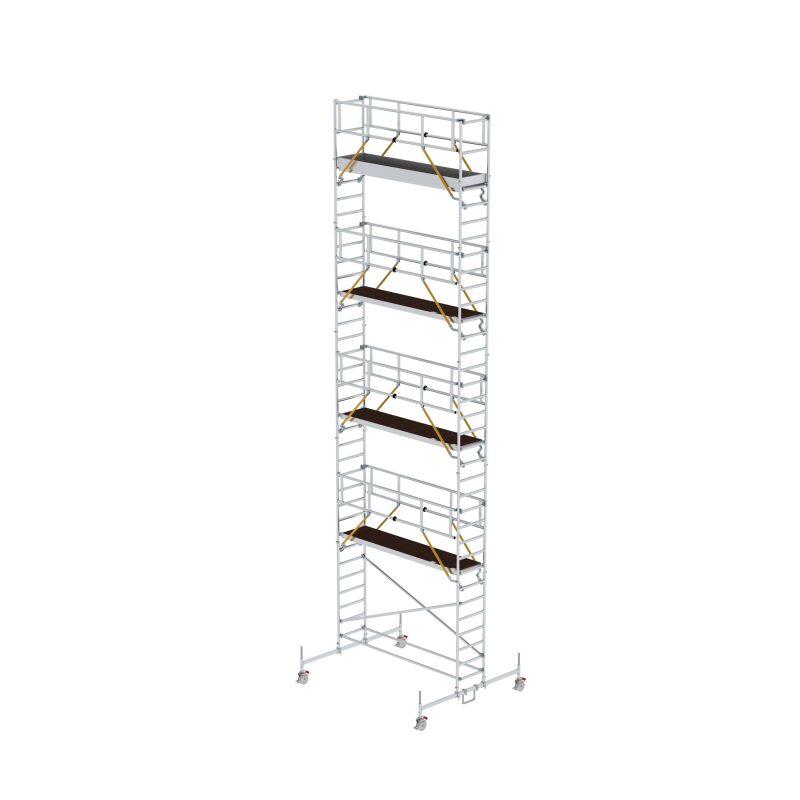 Rollgerüst SG 0,75 x 3,0 m mit Fahrbalken Plattformhöhe 9,70 m