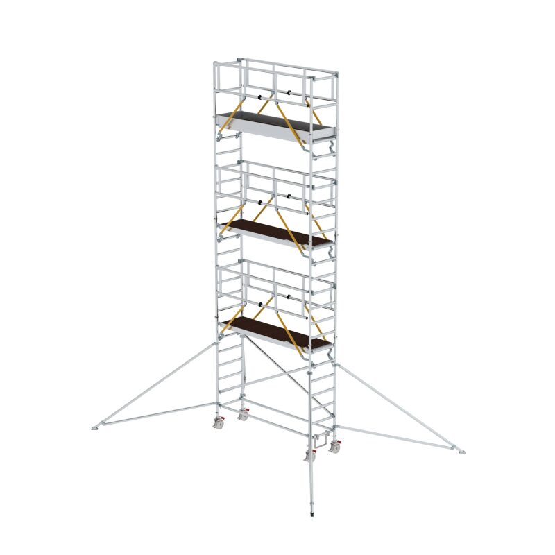 Rollgerüst SG 0,75 x 2,45 m mit Ausleger Plattformhöhe 6,43 m