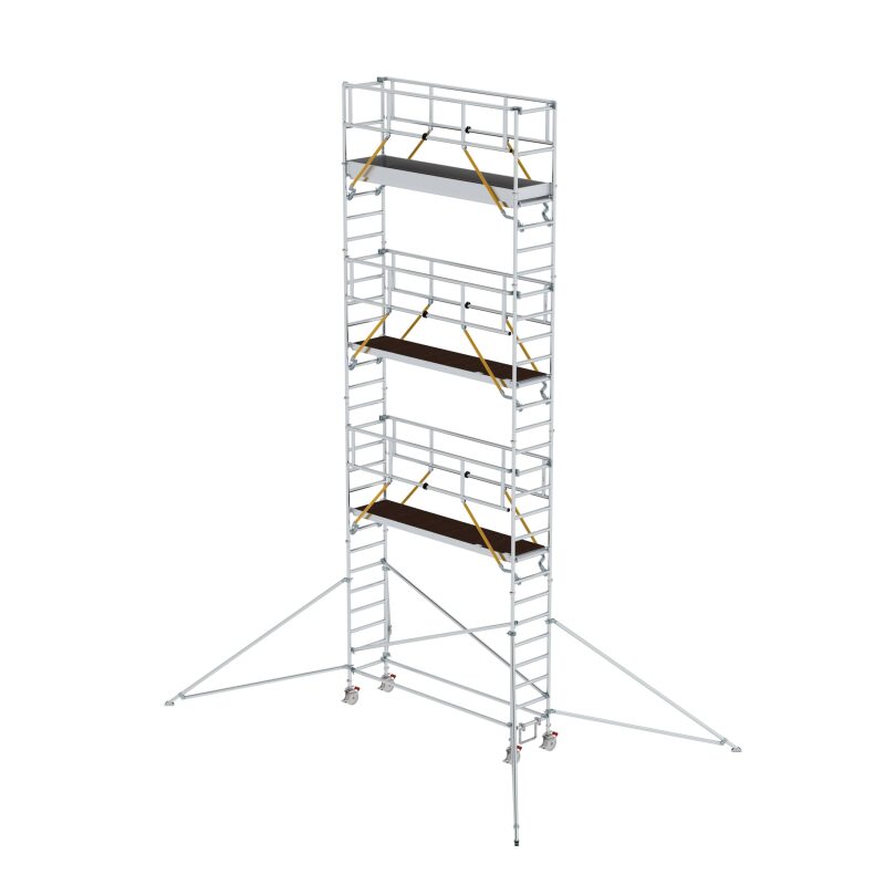 Rollgerüst SG 0,75 x 3,0 m mit Ausleger Plattformhöhe 7,55 m