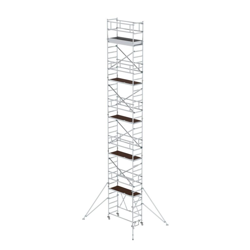 Klappgerüst 0,75 x 1,80 m mit Ausleger Plattformhöhe 9,80 m