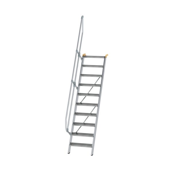 Treppe 60° Stufenbreite 600 mm 10 Stufen Aluminium...