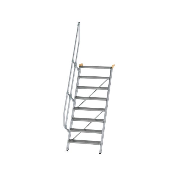 Treppe 60° Stufenbreite 800 mm 8 Stufen Aluminium...