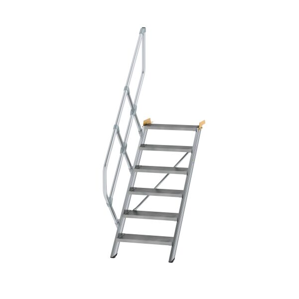 Treppe 45° Stufenbreite 600 mm 6 Stufen Aluminium...