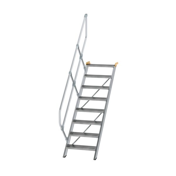 Treppe 45° Stufenbreite 600 mm 8 Stufen Aluminium...