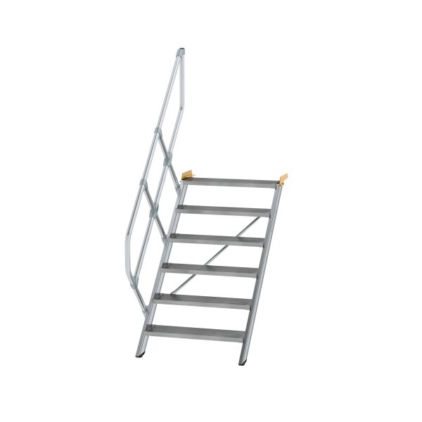 Treppe 45° Stufenbreite 800 mm 6 Stufen Aluminium...