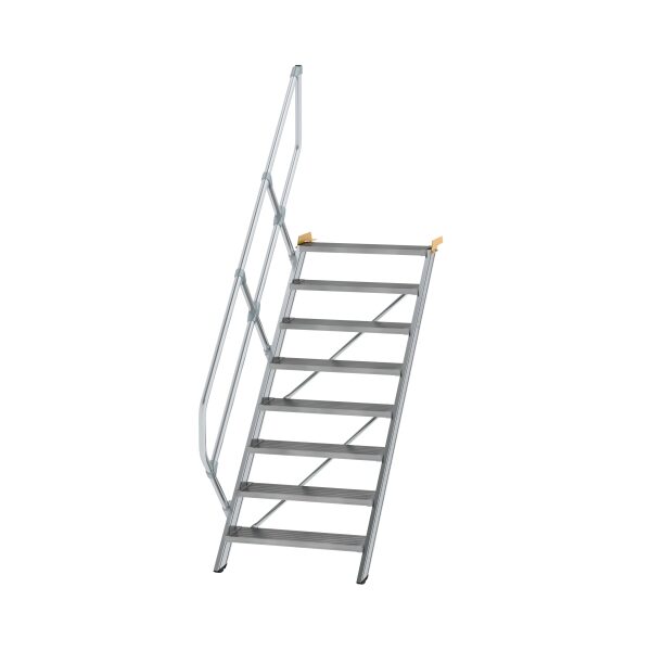 Treppe 45° Stufenbreite 800 mm 8 Stufen Aluminium...