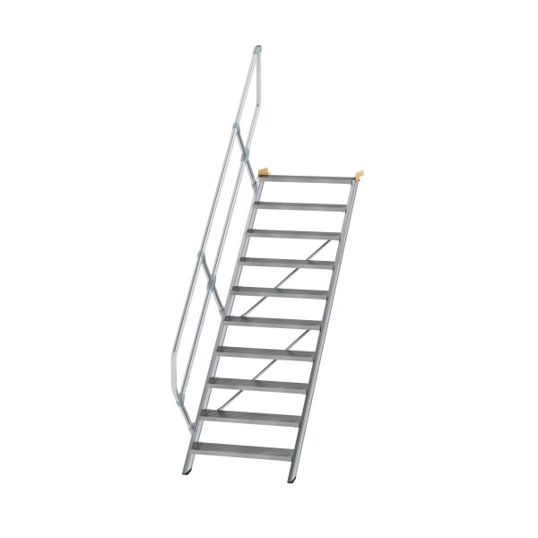 Treppe 45° Stufenbreite 800 mm 10 Stufen Aluminium...