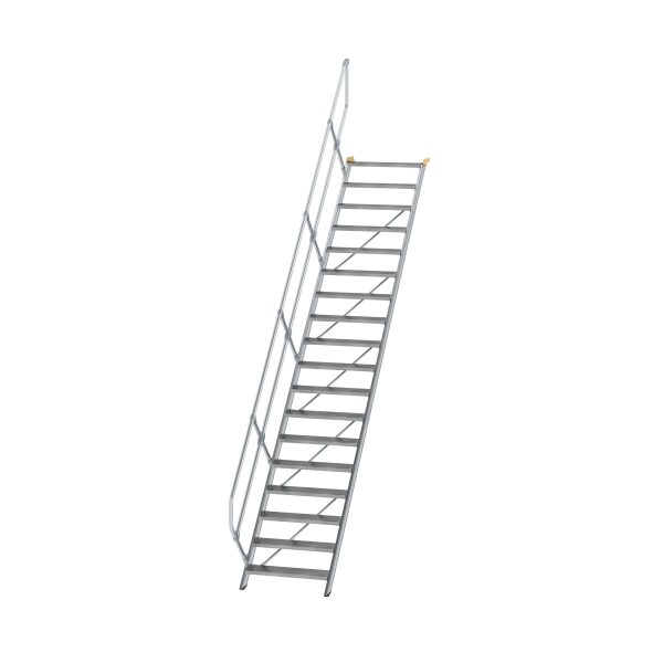 Treppe 45° Stufenbreite 800 mm 18 Stufen Aluminium...