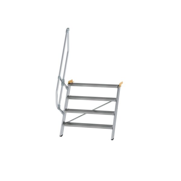 Treppe 60° Stufenbreite 1000 mm 4 Stufen Aluminium...