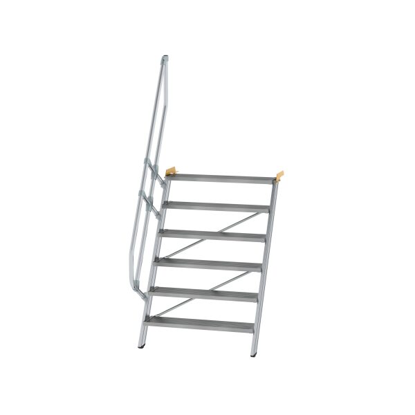 Treppe 60° Stufenbreite 1000 mm 6 Stufen Aluminium...