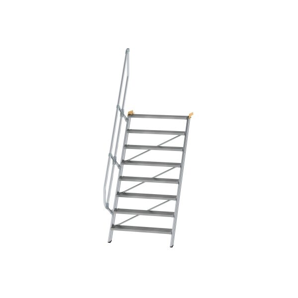 Treppe 60° Stufenbreite 1000 mm 8 Stufen Aluminium...