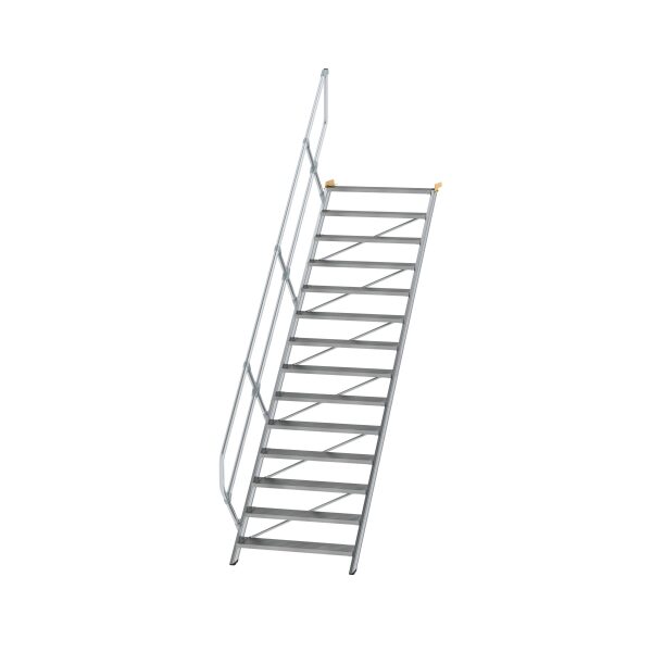 Treppe 45° Stufenbreite 1000 mm 14 Stufen Aluminium...