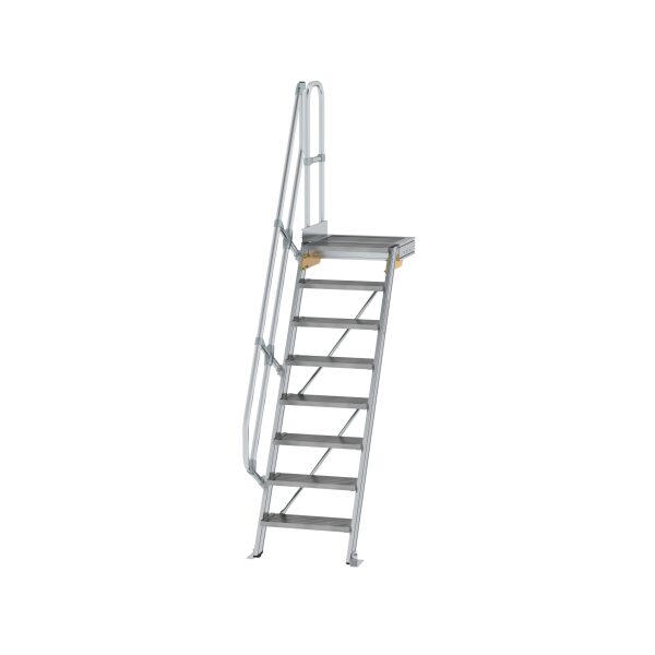 Treppe mit Plattform 60° Stufenbreite 600 mm 8 Stufen...