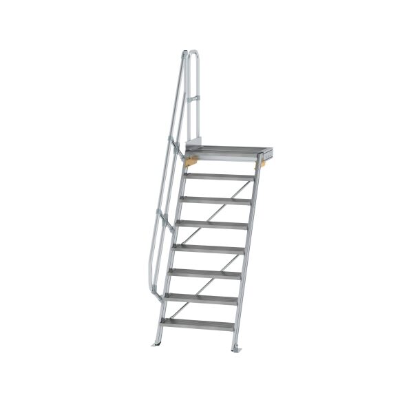 Treppe mit Plattform 60° Stufenbreite 800 mm 8 Stufen...