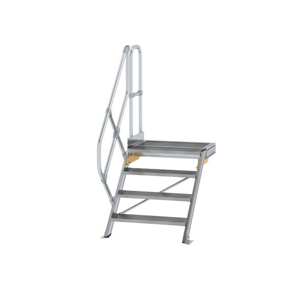 Treppe mit Plattform 45° Stufenbreite 800 mm 4 Stufen...