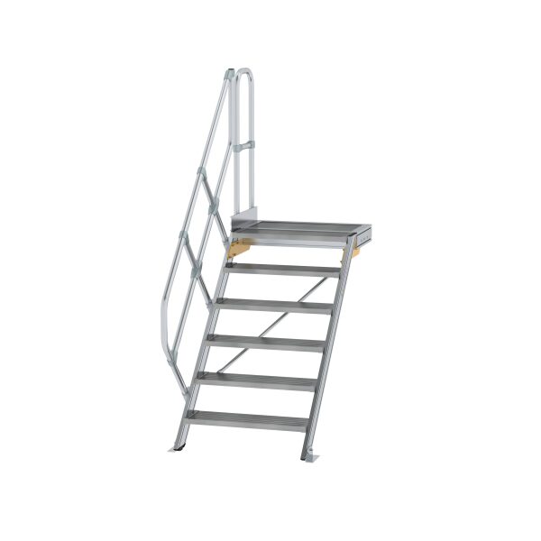 Treppe mit Plattform 45° Stufenbreite 800 mm 6 Stufen...