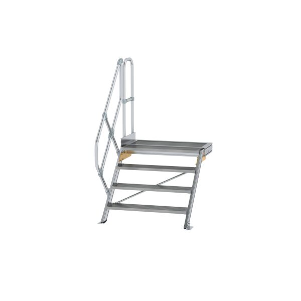 Treppe mit Plattform 45° Stufenbreite 1000 mm 4...