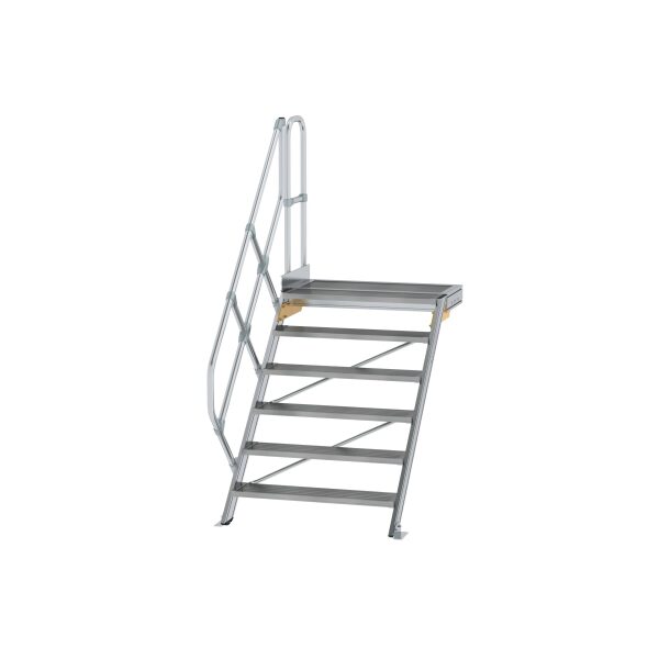 Treppe mit Plattform 45° Stufenbreite 1000 mm 6...