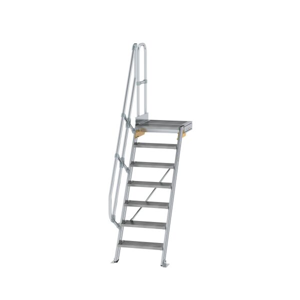 Treppe mit Plattform 60° Stufenbreite 600 mm 7 Stufen...