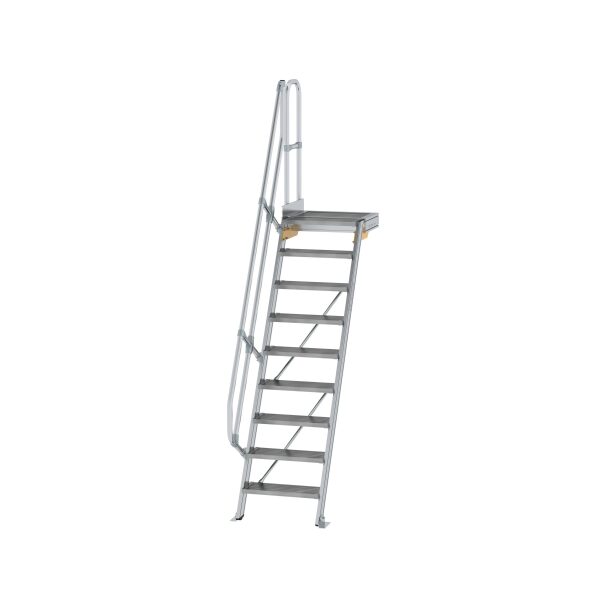 Treppe mit Plattform 60° Stufenbreite 600 mm 9 Stufen...