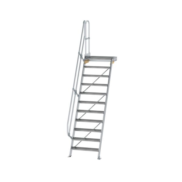 Treppe mit Plattform 60° Stufenbreite 800 mm 11...