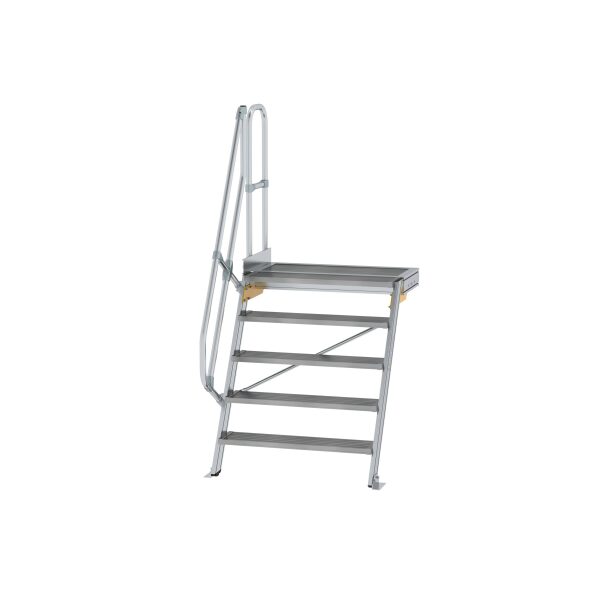 Treppe mit Plattform 60° Stufenbreite 1000 mm 5...