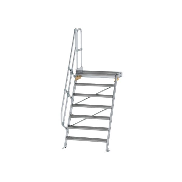 Treppe mit Plattform 60° Stufenbreite 1000 mm 7...