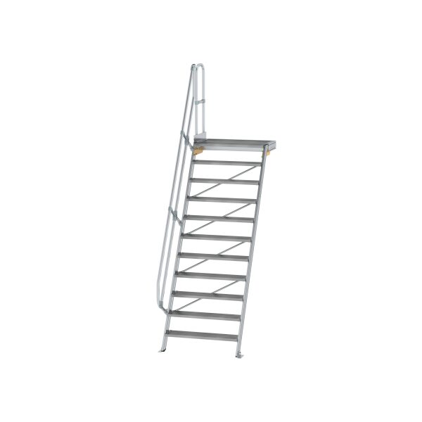 Treppe mit Plattform 60° Stufenbreite 1000 mm 11...