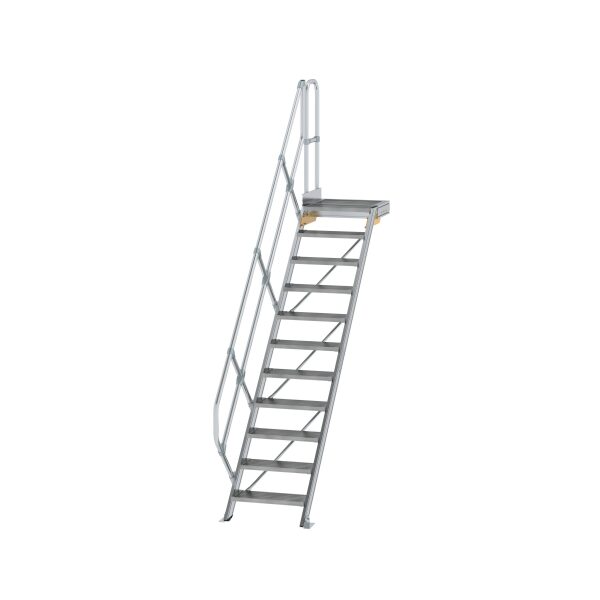 Treppe mit Plattform 45° Stufenbreite 600 mm 11...