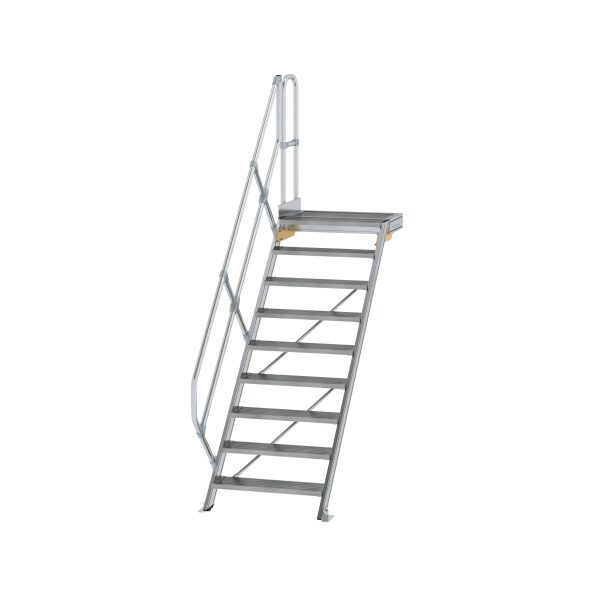 Treppe mit Plattform 45° Stufenbreite 800 mm 9 Stufen...