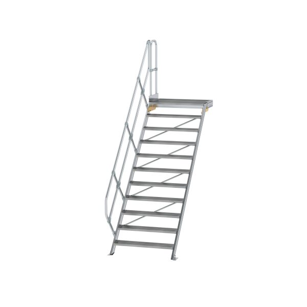 Treppe mit Plattform 45° Stufenbreite 1000 mm 11...