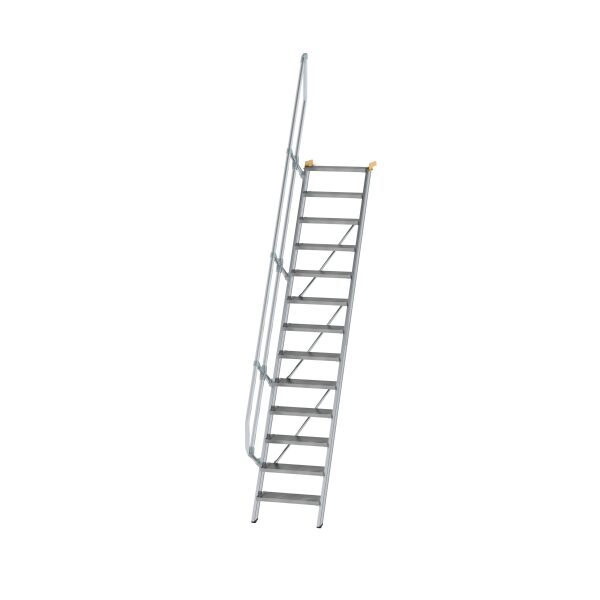 Treppe 60° Stufenbreite 600 mm 13 Stufen Aluminium...