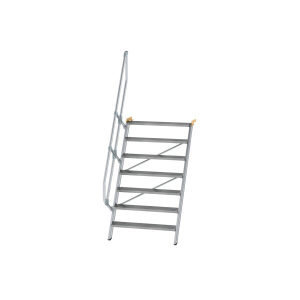 Treppe 60° Stufenbreite 1000 mm 7 Stufen Aluminium...