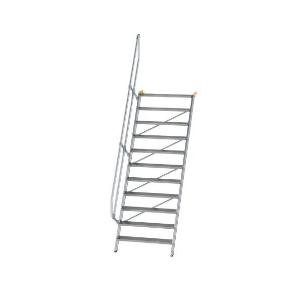 Treppe 60° Stufenbreite 1000 mm 11 Stufen Aluminium...